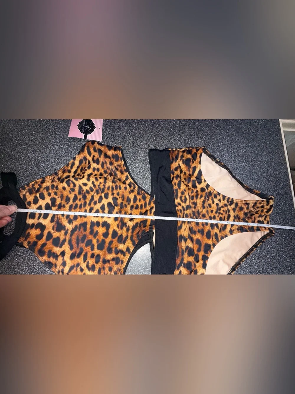 Kandi Kouture NWT!! Leopard Leotard Size Adult Medium